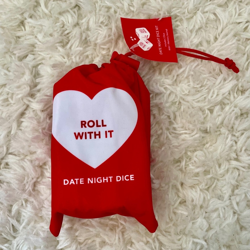 Spritz Valentine Date Night Dice Kit Roll‎ With It Red Pouch Memory Journal NEW